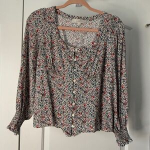 LOFT Floral Women's Top